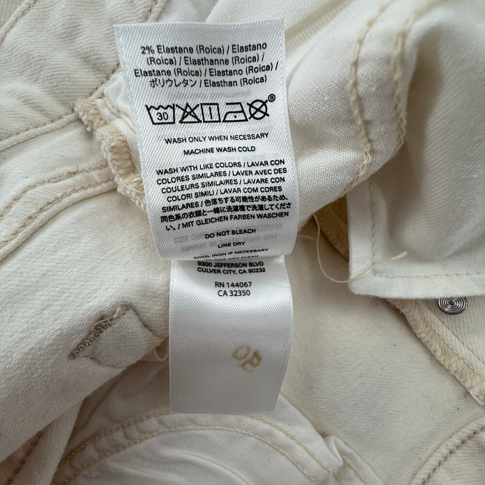 Outerknown S.E.A. Fillmore Boyfriend Jeans SZ 27 NWT Salt Organic Cotton Stretch - Picture 16 of 16